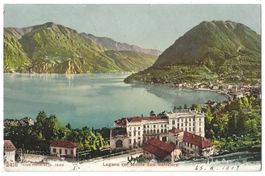 Lugano  col  Monte  San  Salvatore
