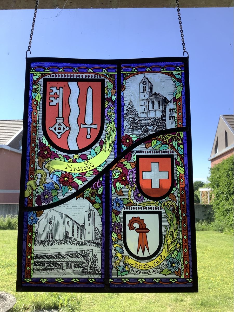 Altro in Antiquarato & Arte: Glasbild Oberwil BL – Usato da Allschwil venduto da Sylvia50