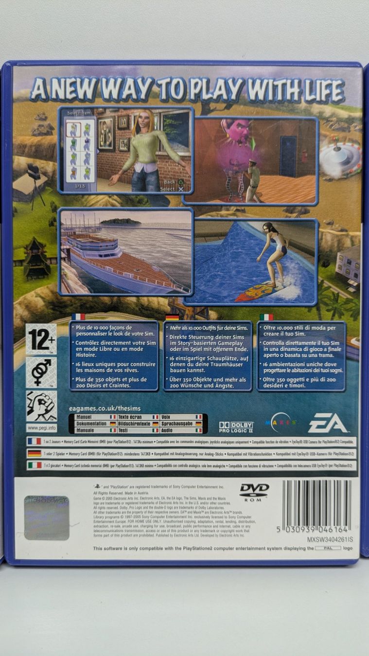 Giochi: Die Sims Sammlung für PlayStation 2 – Usato da Menziken venduto da mame18 4