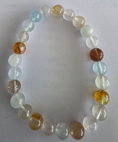 Bracciali & Braccialetti: Armband Topas bunt, Ø 8mm. – Nuovo e nell'imballaggio originale da Zetzwil venduto da Sonneblueme987 2