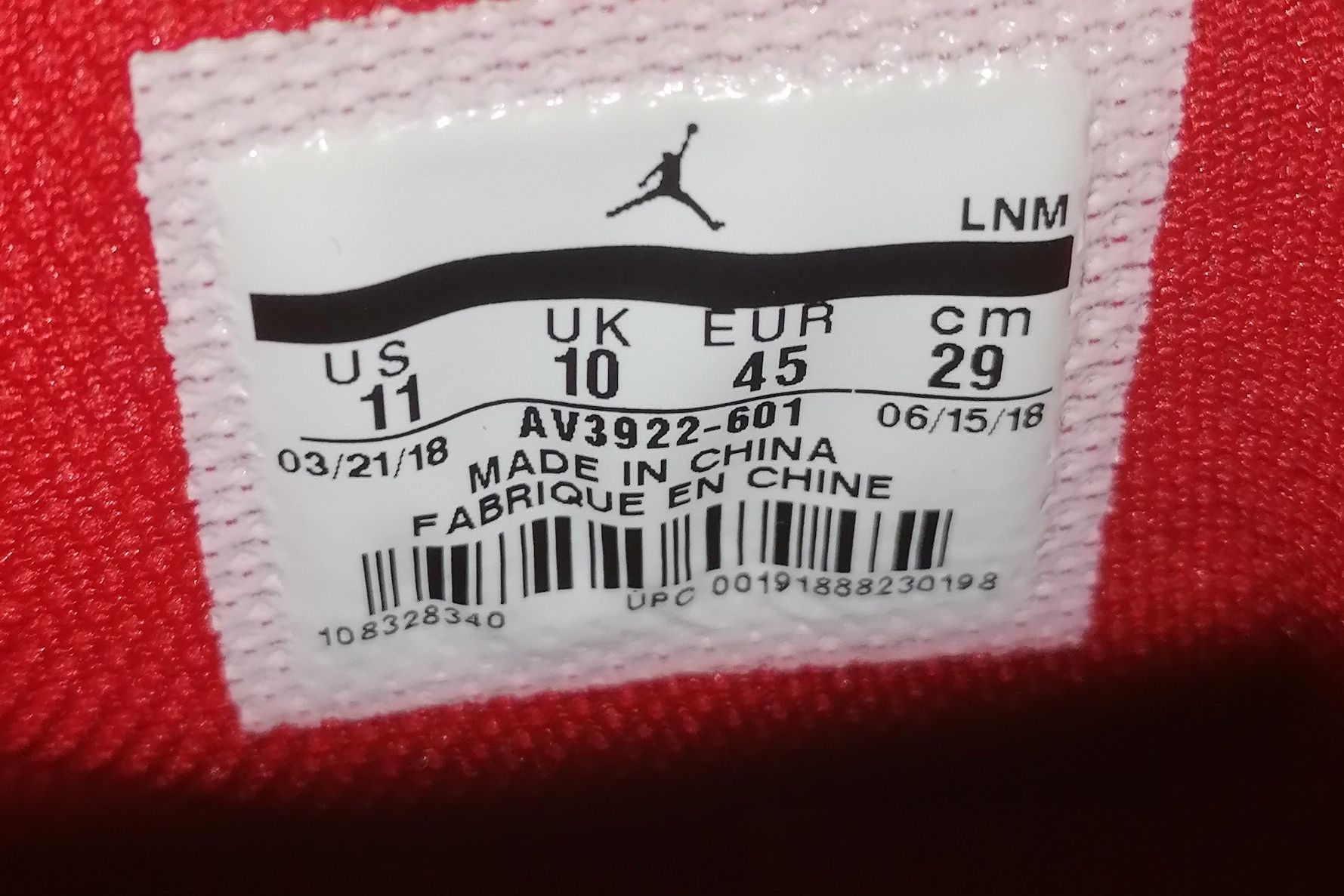 Jordan Herrenschuhe: Air Jordan Legacy 312 "Toro Red" – Gebraucht aus Ecublens VD von loi_dy6b 4