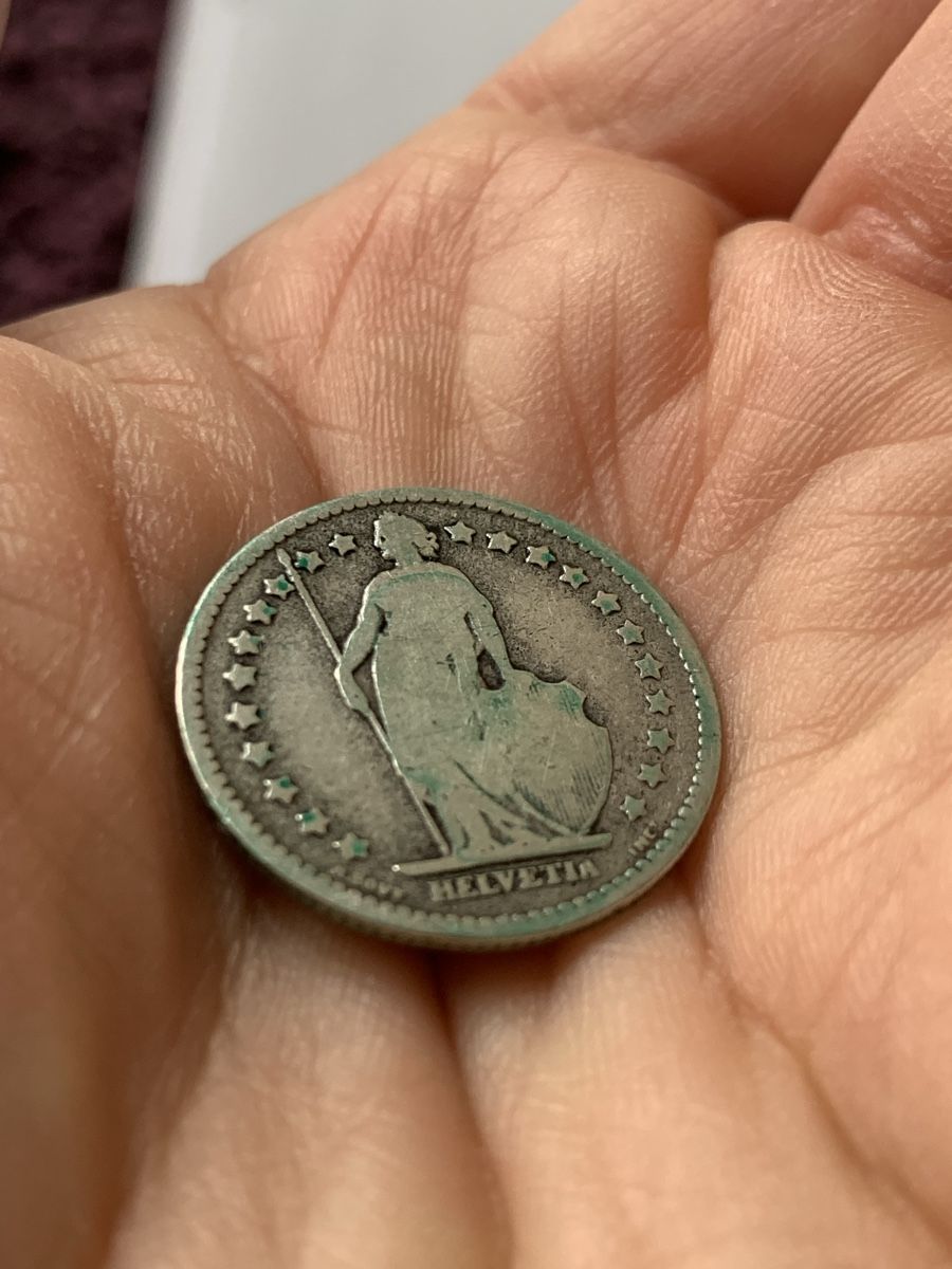 Alle Münzen: 1 Fr. Silber Münze 1875 Schweiz – Gebraucht aus Lyss von nekoreh 2