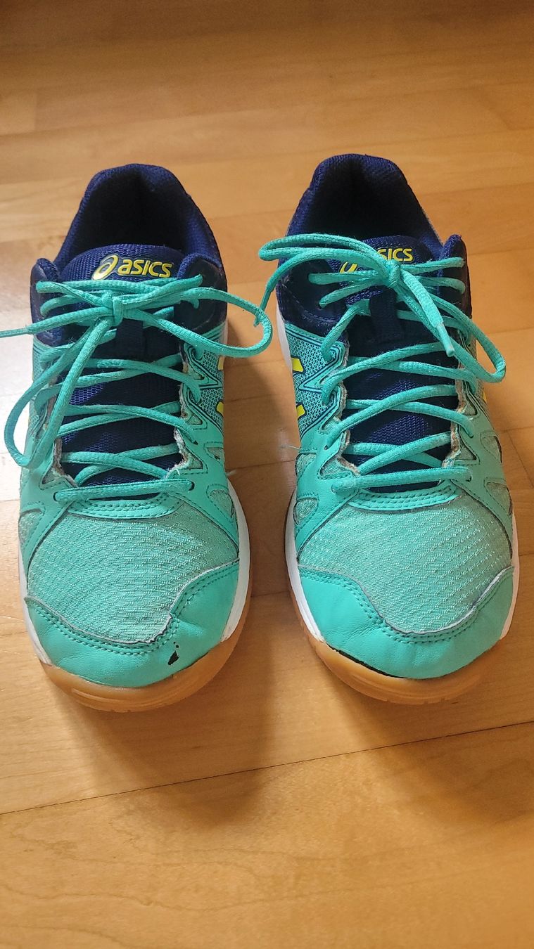 Asics Scarpe per ragazzi: türkisse Asics Hallenschuhe Gr.38 – Usato da Wettingen venduto da Granada007 2