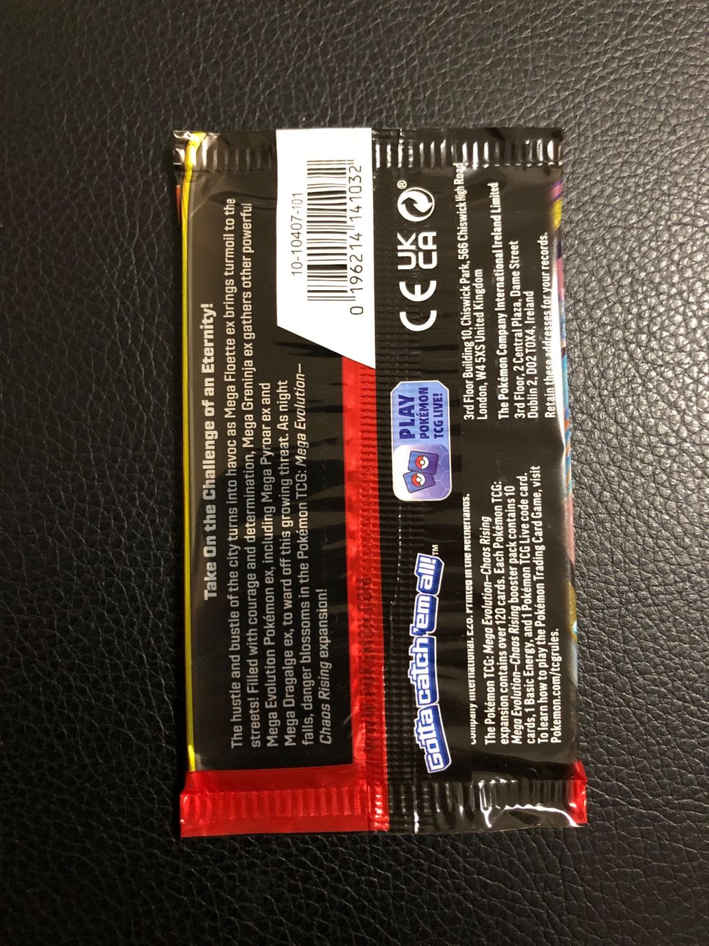 Pokémon Carte collezionabili: Chaos Rising - Booster Pack SEALED Ab 1 – Usato da Paradiso venduto da Pkmn10 1