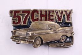'57 Chevy Gürtelschnalle Emailliert Vintage 1998 Made in USA