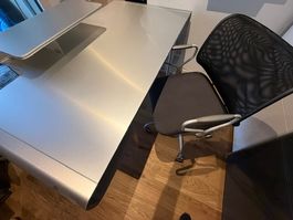 Schreibtisch Alu-Design Klassiker Mobitare Neupreis 3’500.--