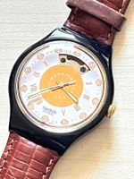 Swatch Automatik Uhr, Lederarmband