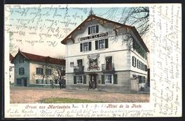 AK Mariastein, Hotel de la Poste, 1901