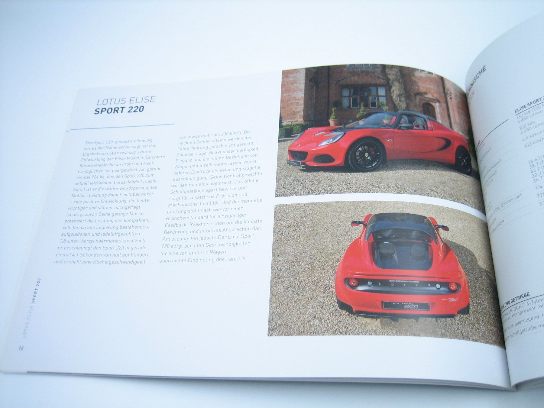 Lotus Documenti: Lotus Elise Auto Prospekt – Usato da Zürich venduto da Tomi118 6