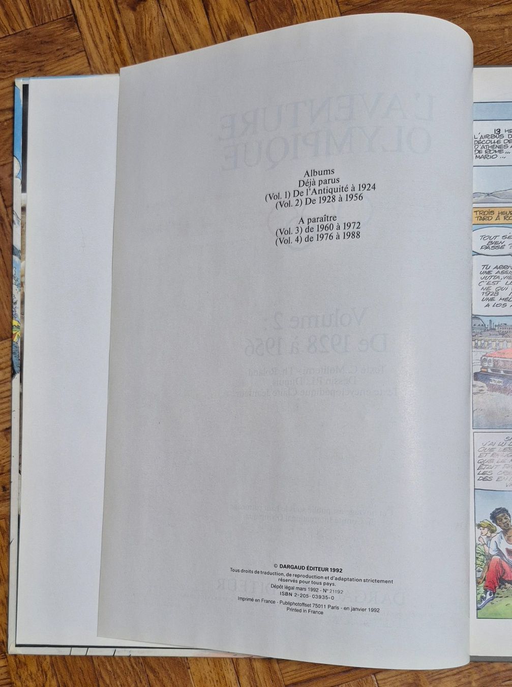Fumetti: L' Aventure Olympique de 1928 à 1956 - EO 1992 TBE – Usato da Grand-Lancy venduto da loi_599y 2