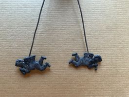 Alter Weihnachtsschmuck Pendelkerzenhalter Engel