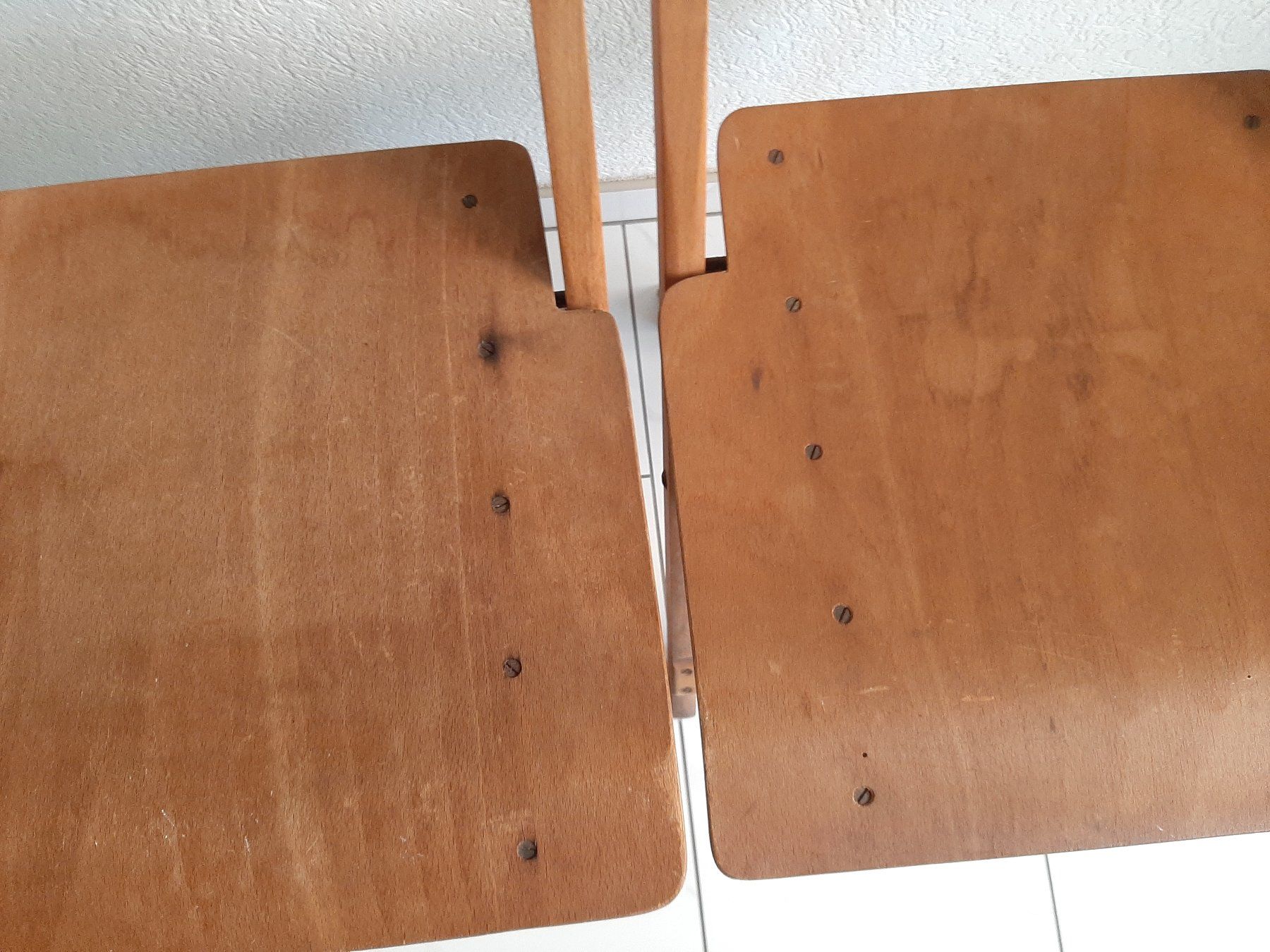 Stühle: 2 Klappstühle aus Holz, vintage – Gebraucht aus St. Gallen von mimikrya 3