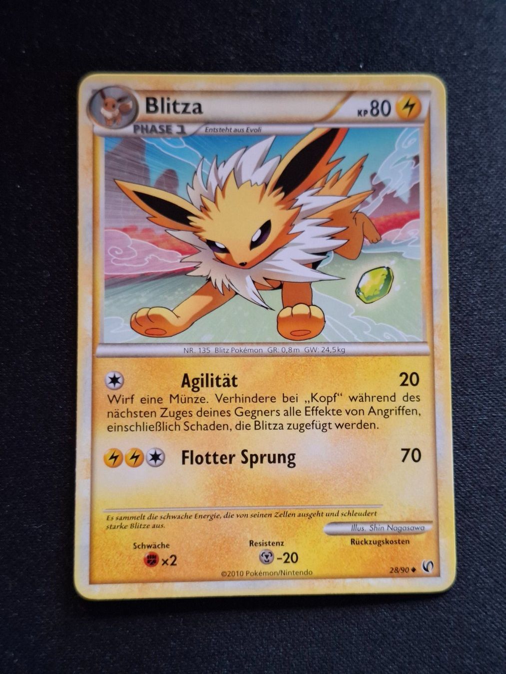 Pokémon Carte collezionabili: Pokemon Blitza 28/90 Unerschrocken – Usato da Gammen venduto da Karbax