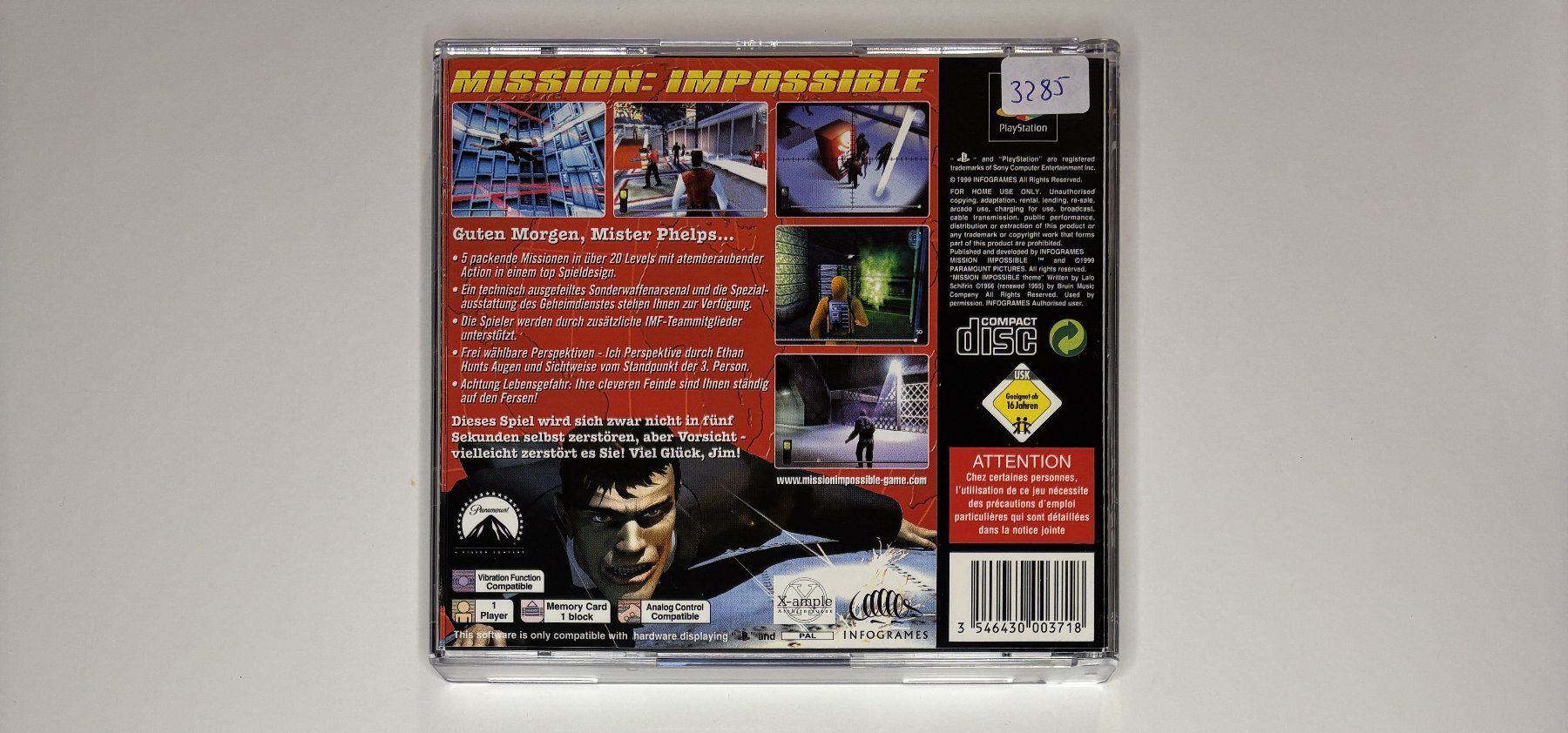Sony Giochi: PS1 - Mission: Impossible – Usato da Allschwil venduto da Bullach 2