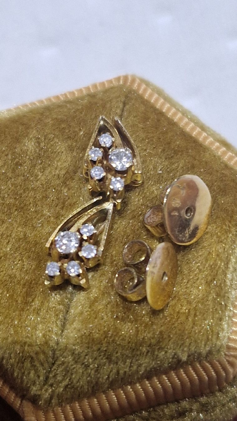 Ohrringe & -stecker: Vintage diamond Earring – Neu (gemäss Beschreibung) aus Château-d'Oex von mgj_9559 3