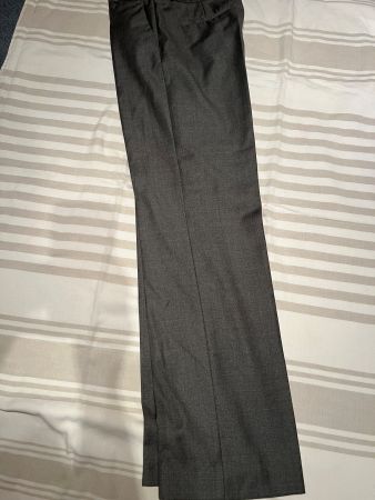 Stoffhose grau für Damen klassisch geschnitten gebraucht