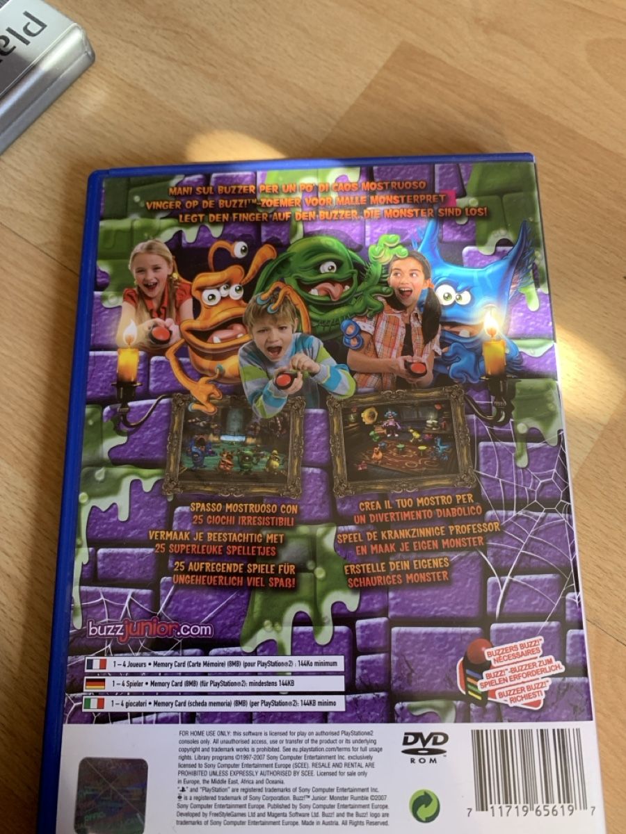 Sony Giochi: SeltenePlayStation 2 - Buzz! Junior: Monster Rumble, Party – Usato da Bösingen venduto da Cat_5 2
