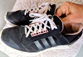 ADIDAS SCHUHE SNEAKER SCHWARZ ROSA UK 7 40 FITNESS TRAINING