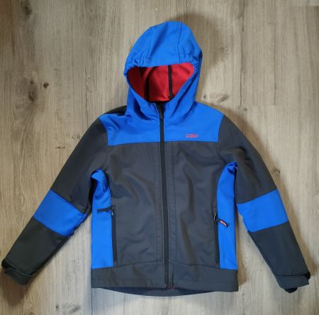 CMP Softshelljacke Jungen anthrazit-blau, Grösse 152