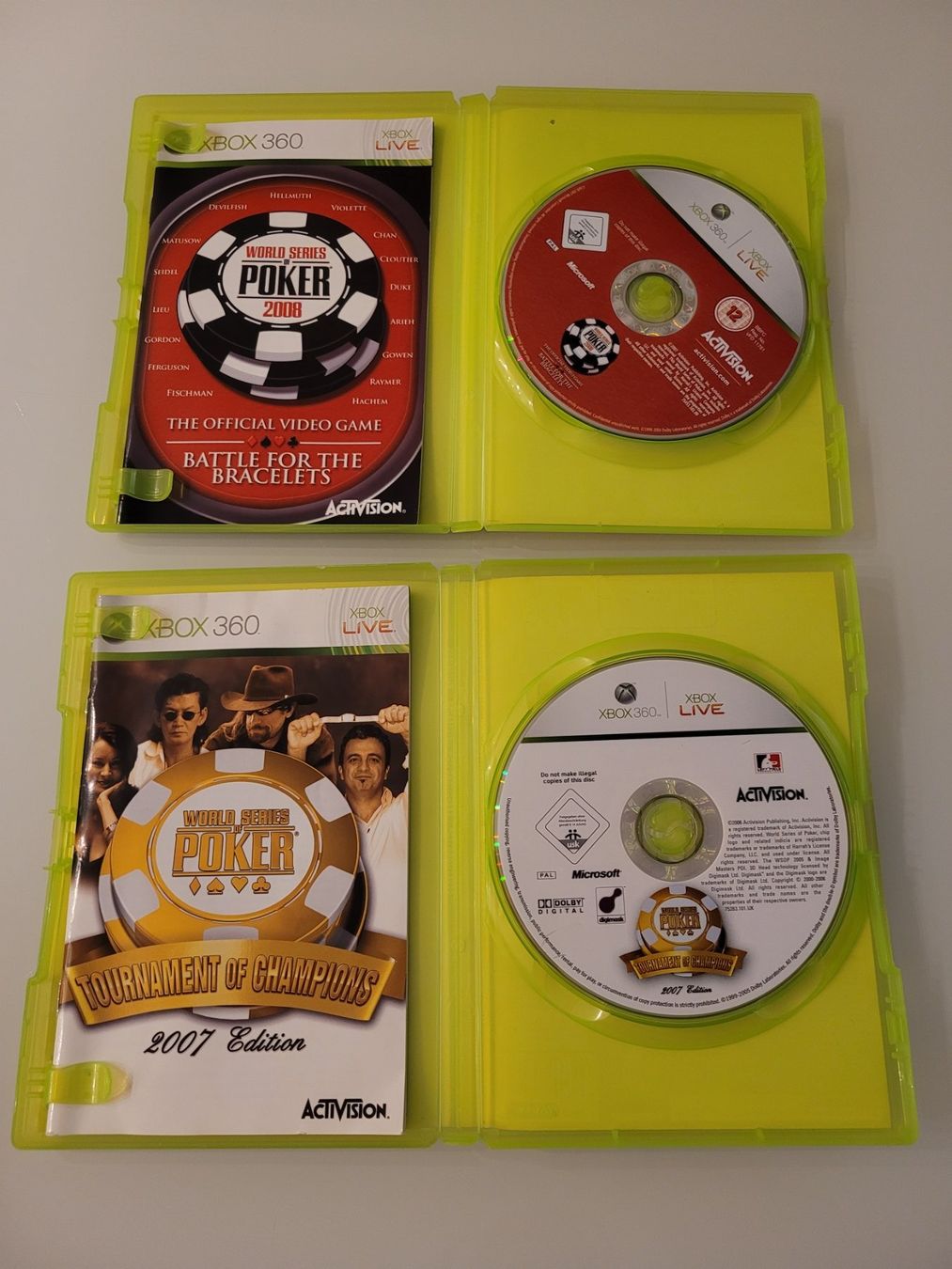 Giochi: World Series Poker 2007 u. 2008 / XBox 360 – Usato da Uezwil venduto da -Retrogames- 1