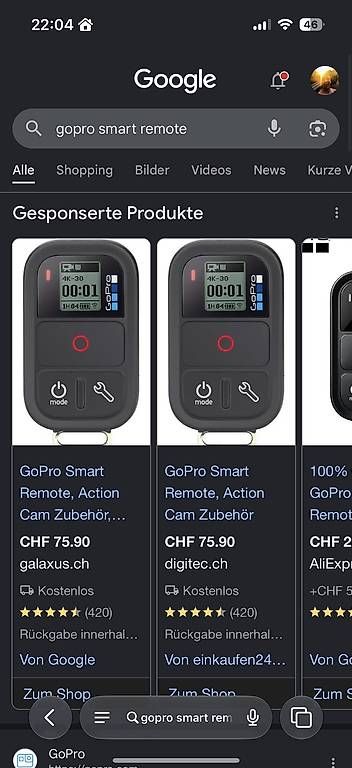 Action Cam: GoPro Smart Remote – D'occasion à Stansstad par saldo95 2