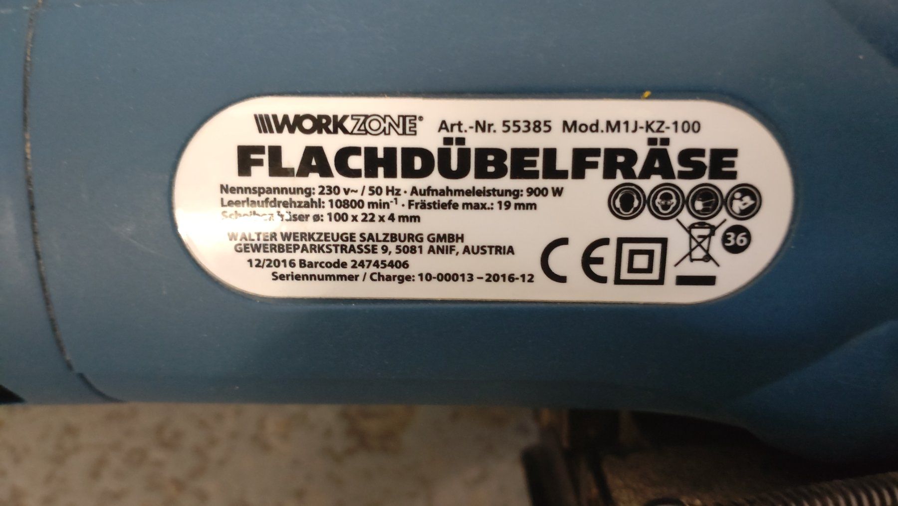 Tous les outils: Flachdübelfräse 900 W Workzone – D'occasion à Zürich par blaumeisli62 4