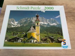 Puzzle Schmidt Wilder Kaiser 2000 Teile gebraucht