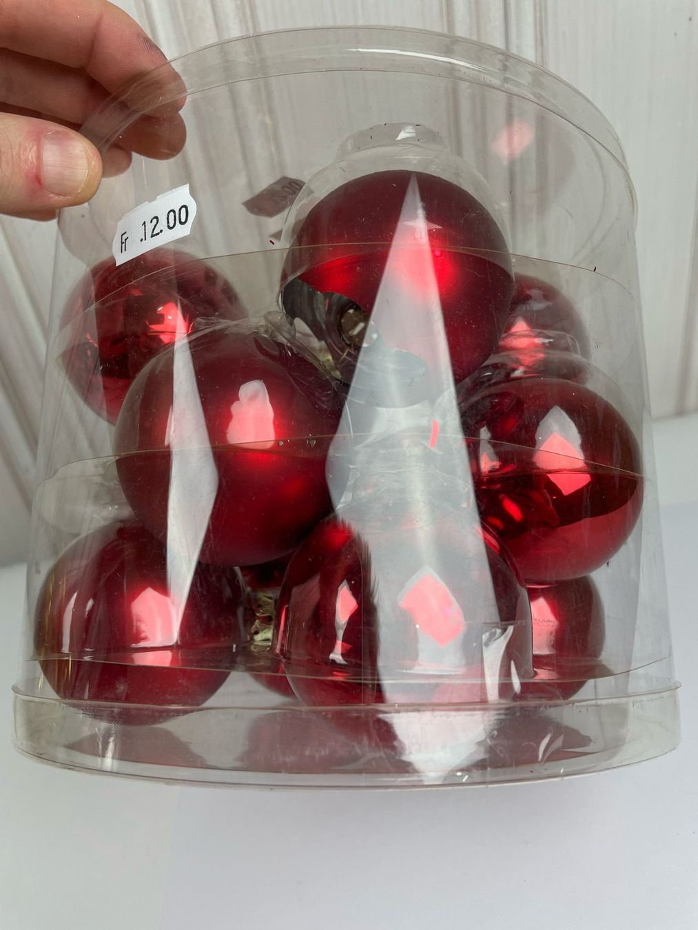 Tutte le decorazioni: Weihnachtskugeln, glänzend - ROT – Nuovo e nell'imballaggio originale da Wängi venduto da Thurgauer98 1