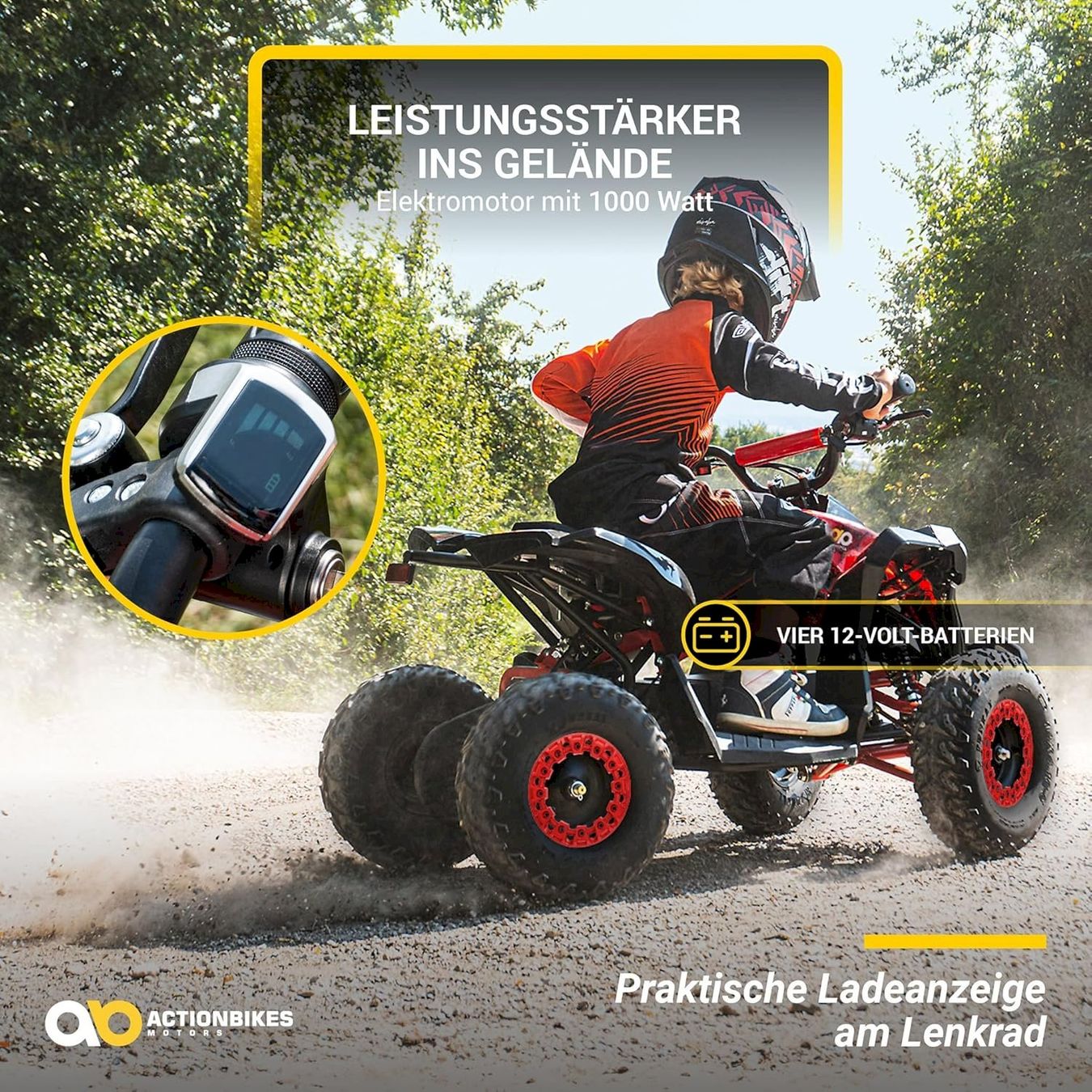 Véhicules pour enfants: Actionbikes RENEBLADE Elektro-Kinderquad – Neuf avec emballage d'origine à Bottighofen par zaap 5