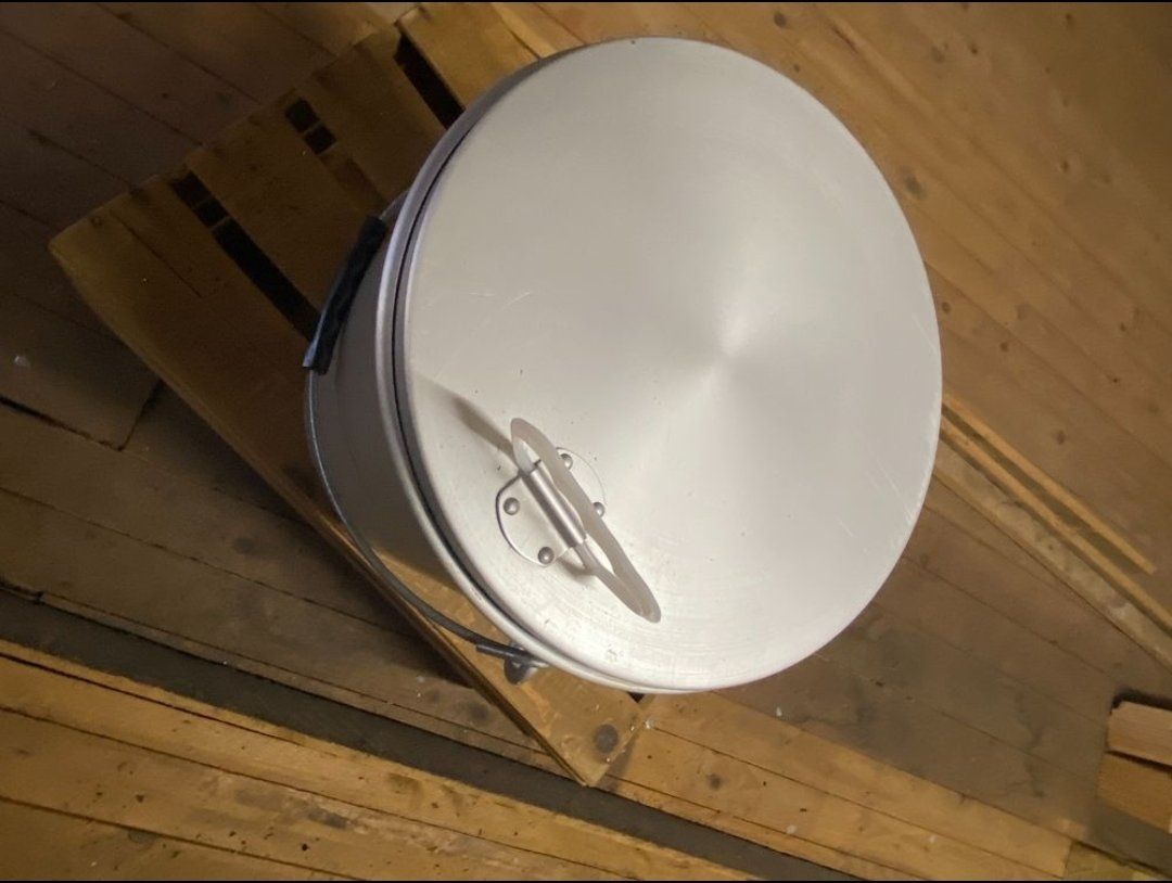 Altro per la casa: Alu Eimer - Kessel hochwertig mit Deckel – Usato da Zürich venduto da Zuripilz_GmbH 1