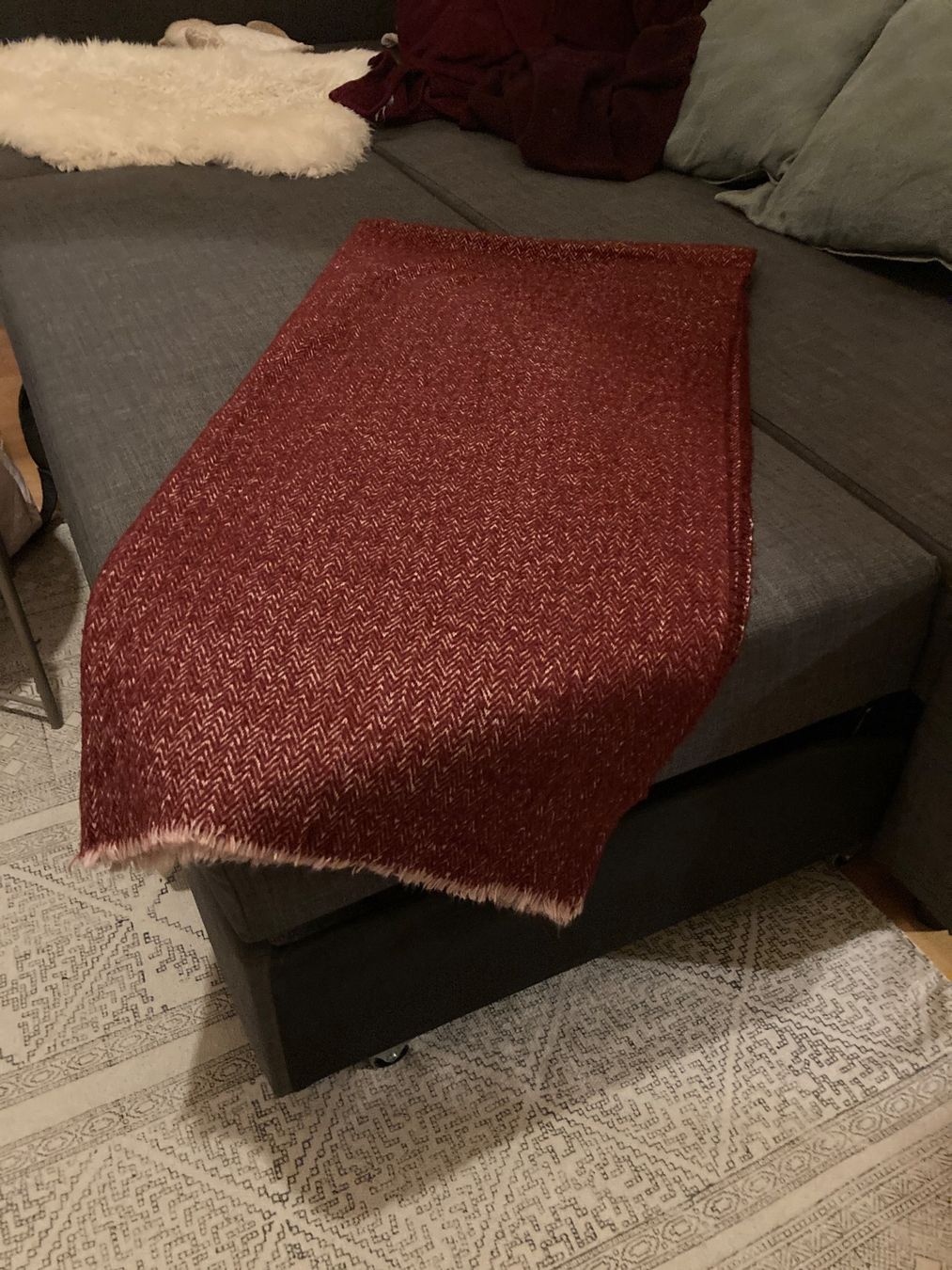Zara Foulard & Sciarpe: Schal von Zara mit farbigem Karo-Muster – Usato da Bern venduto da katystrophal 1