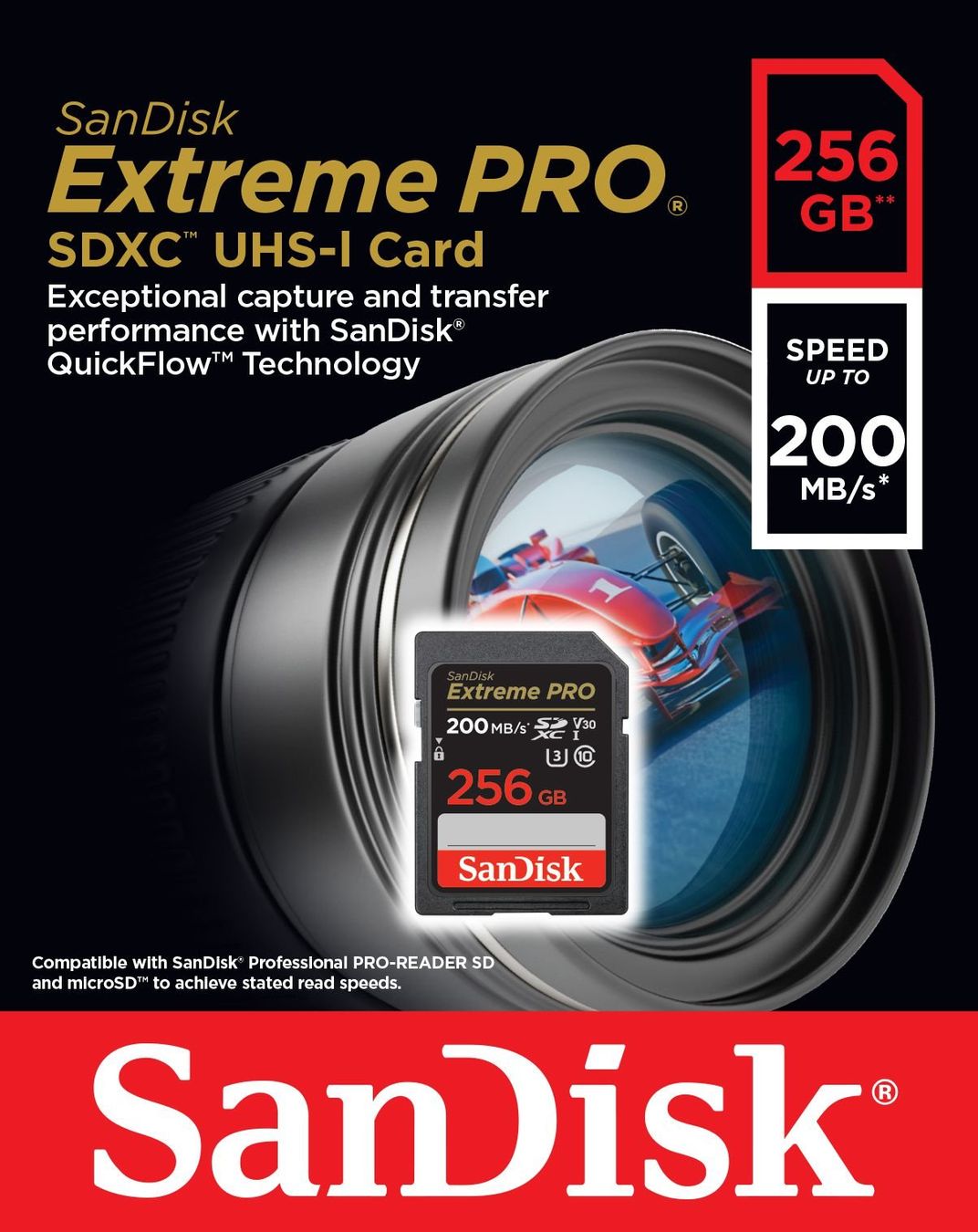 Sandisk Schede di memoria: SanDisk Extreme Pro 200MB/s SDXC 256GB – Nuovo e nell'imballaggio originale da Niederurnen venduto da mowgli_1963 3