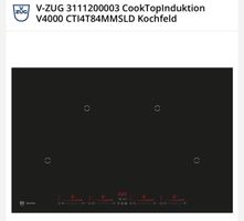 V-ZUG 3111200003 CookTopInduktion V4000 CTI4T84MMSLD