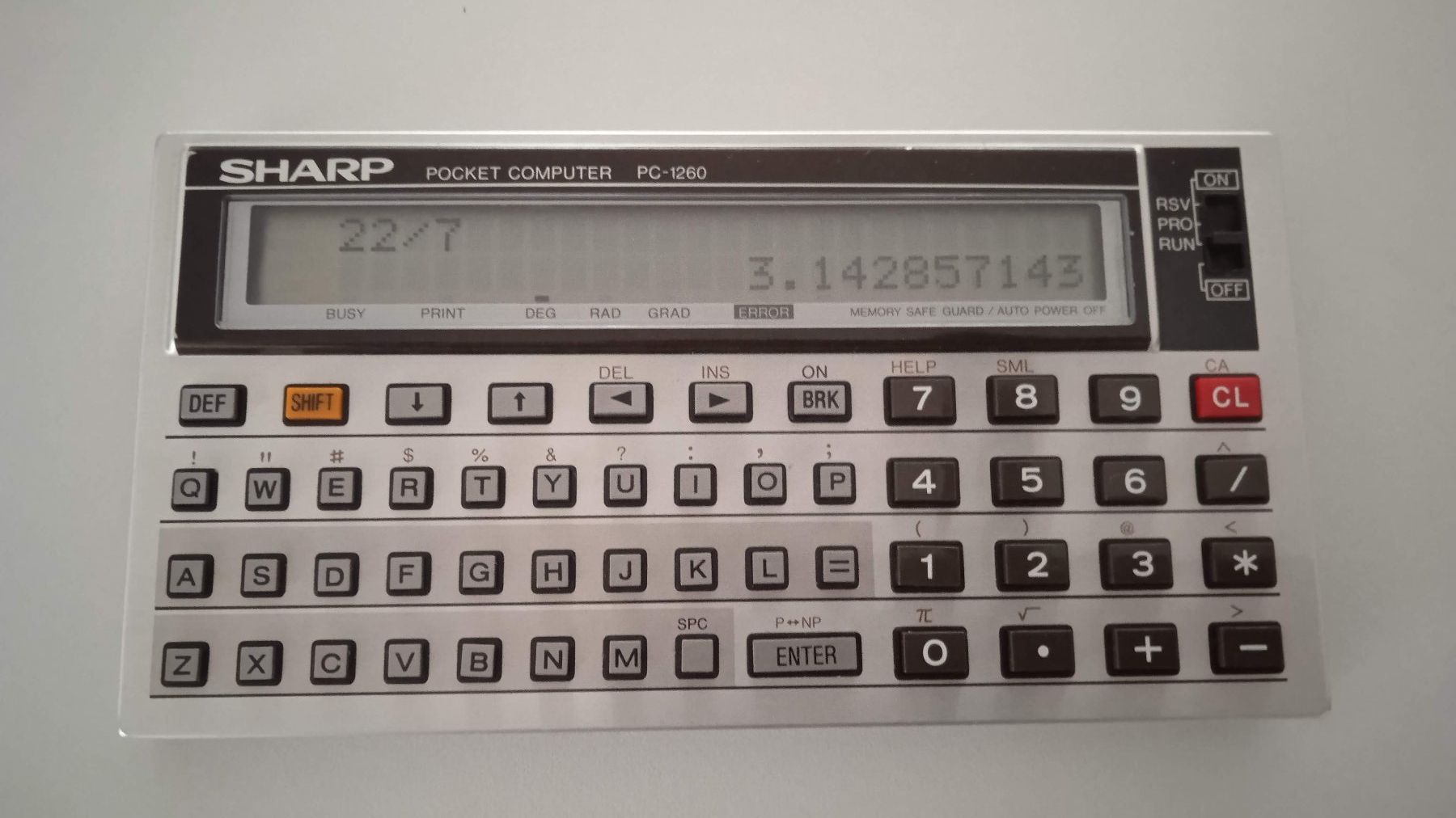Sharp Taschenrechner: Sharp PC-1260 Pocket Computer mit CE-126P Printer! Top – Gebraucht aus Zollikofen von kom_2ddj 1