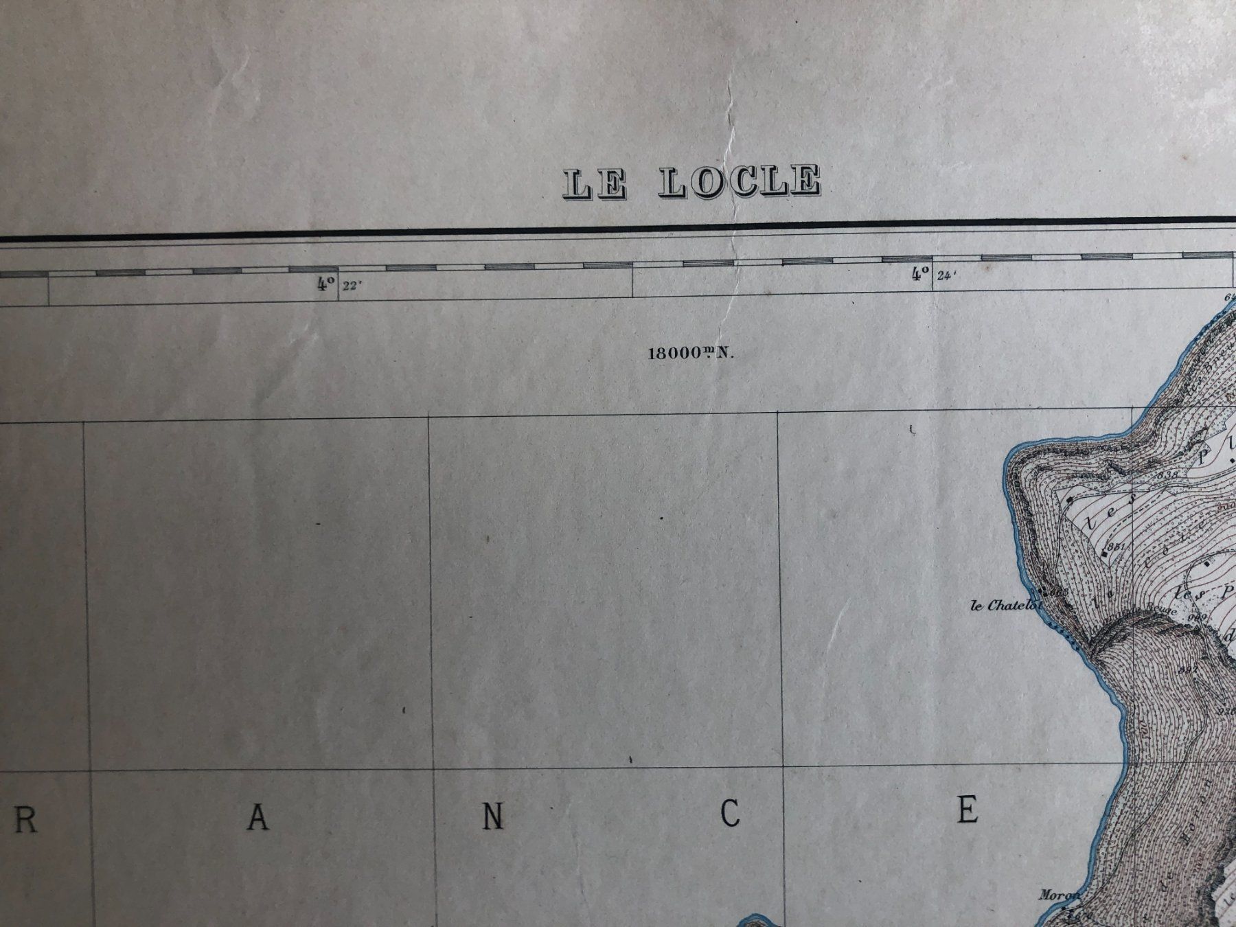 Landkarten & Atlanten: Siegfriedatlas Bl. 83: Le Locle 1885 – Gebraucht aus Zürich von allp 2
