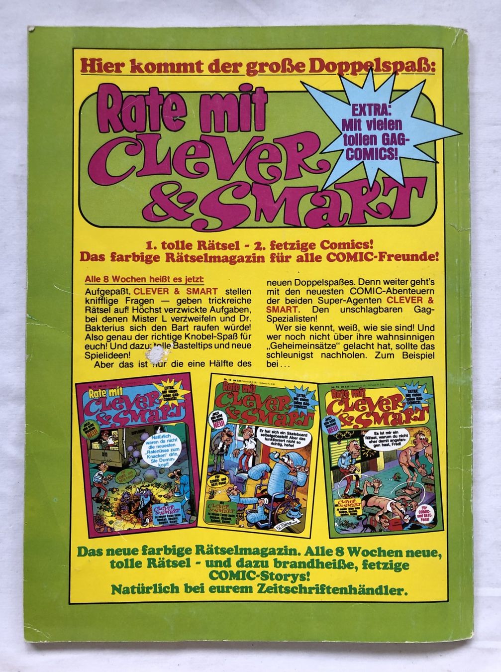 Fumetti: CLEVER & SMART - Nr.23 - 2.Auflage – Usato da Schaffhausen venduto da durruti 4