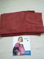 Babytragetuch Baumwolle Rot Orange