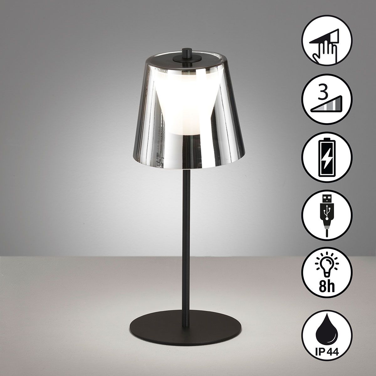 Lampade: LED Aussen Tischleuchte, 35 cm Höhe – Nuovo (secondo la descrizione) da Kreuzlingen venduto da Smart-Light