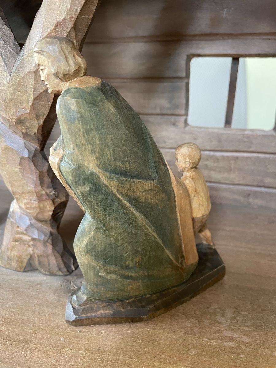 Statuette: Hirte mit Knabe E.Thomann Brienz – Usato da Flawil venduto da Naphtali 1