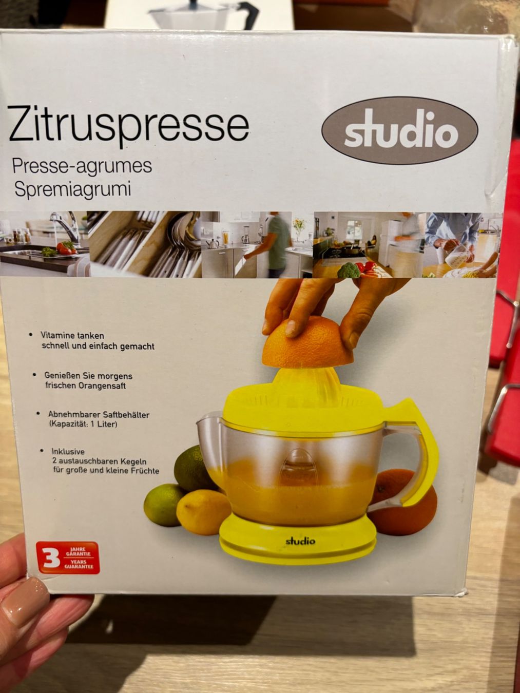 Küchengeräte: Studio elektrische Zitruspresse, neu – Neu (gemäss Beschreibung) aus Dielsdorf von LudmilaC 1