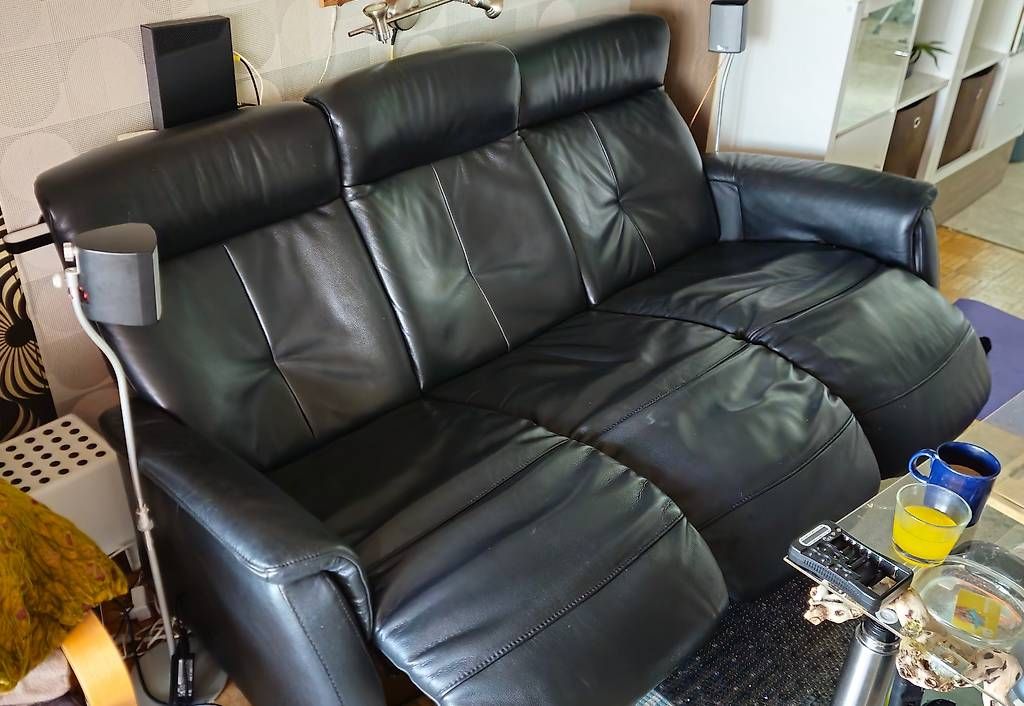 Divani: Leder Sofa 3 Sitzer Couch Sitze klappbar – Usato da Frenkendorf venduto da fel_vpj8 1