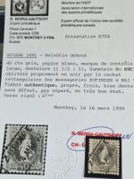 Stehende 69C, Attest, LUXUS-Stück, ab 1.-