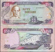 JAMAIKA - JAMAICA - 50 DOLLAR 2008 - UNZIRKULIERTE BANKNOTE