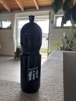 Trinkflasche Clever Fit schwarz NEU
