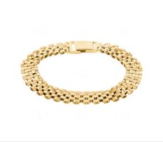 Gliederarmband 750 / 18 Karat Gelbgold – 68 g – 9,1