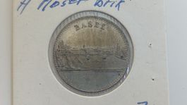 Alte Jeton Basel, H. Moser, Spiegelfabrikation Rarität! (W4)