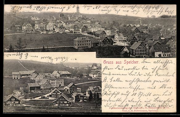 Cartoline postali: Speicher, Ortsansichten aus der Vogelsch – Usato da Berlin venduto da bartko-reher