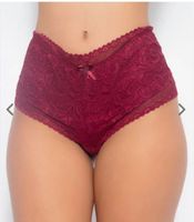Sous Vêtement femme, taille haut sexy colleur Vin, taille 40