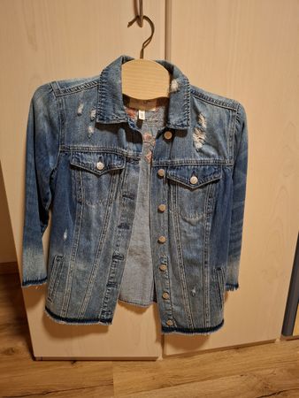Jessica Simpson Jeansjacke Gr. XS bestickt