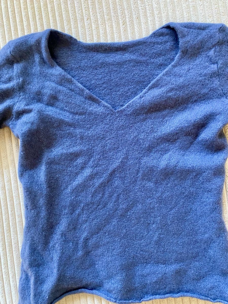 Pullover & Sweatshirts: Deanna Spa Cashmere Kaschmir Pullover Blau Oberteil XS – Gebraucht aus Langnau am Albis von cynthia.jolene 1